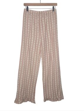 Rylee Cru Youth Girls Candy Cane Stripe Print Ruffle Hem Pajama Pants Size 16